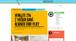 Desktop Screenshot of fair-play.sk